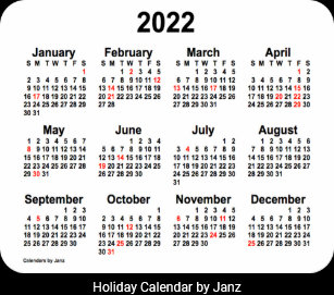 feriados 2022